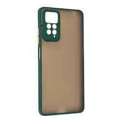 Чехол панель-накладка для Xiaomi Redmi Note 12 Pro 4G, Frosted Matte, зеленый, противоударный чехол с защитой всего корпуса, термополиуретан TPU + поликарбонат PC, ArmorStandart (ARM68324)