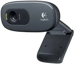 Веб-камера Logitech C270 HD, Black, 1280x720/30 fps, мікрофон з функцією приглушення шуму, постійний фокус, універсальне кріплення, USB, 1.5 м (960-001063)