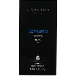 Кофе в капсулах Nespresso Carraro Decaffeinato 10 шт