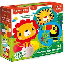 Набір для творчості Vladi Toys Fisher Price Казковий зоопарк VT4502-03 з екотістом