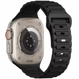 Силіконовий ремінець Defense для Apple Watch 38/40/41/42mm(ser.10) (140-190mm) Black