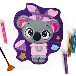 Набір для творчості Vladi Toys Glitter Art Блискучі звірята укр. мова (VT4501-11) - мініатюра 4