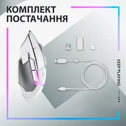 Мишка Logitech G502 X Plus Wireless White (910-006171) - мініатюра 9