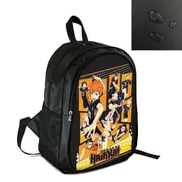 Рюкзак міський/шкільний 38×28 см з принтом Аніме Волейбол!/Haikyuu два відділення, дитячий, підлітковий, чоловічий, жіночий (4103)