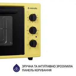 Духовка Minola FOET 4815 UA жовто-блакитна - мініатюра 3
