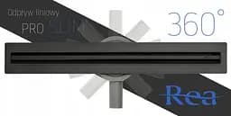 Душовий канал Rea Neo Slim Pro 50 см black REA-G6992 - мініатюра 12