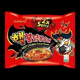 Лапша рамэн Samyang Buldak 2x Spicy Булдак Очень острая лапша с куриным вкусом 140 г