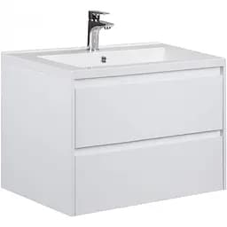 Тумба Мойдодир Marko 60-A з умивальником Cosmopolitan 60 Білий