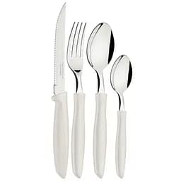 Набор столовых приборов Tramontina Plenus light gray, 16 предметов (23498/301)