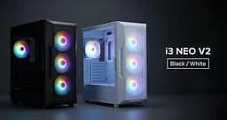 Zalman Корпус I3 Neo V2 без БР 2xUSB3.0, 1x Type C, 4x120мм RGB, VGA 400мм, LCS ready, TG Side Panel, ATX, білий - мініатюра 3