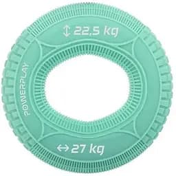 Еспандер кістьовий PowerPlay силіконовий PP-4330 Hand Grip Loops Medium 22.5-27 кг М'ятний (PP_4330_Mint_(22.5-27kg))