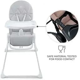 Стільчик для годування Kinderkraft Binci Light Grey (KHBINC00LGR0000) - мініатюра 2