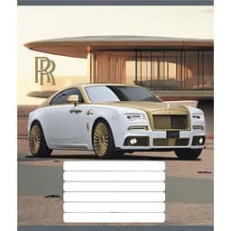 Тетрадь ученическая "Люкс авто" Leader 036-580068L-4 в линию, 36 листов