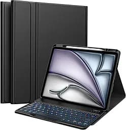 Чохол MoKo для iPad Air 13 дюймів з клавіатурою (M3 2025/M2 2024), чохол для iPad Pro 12,9 дюйма (5-го/6-го покоління)