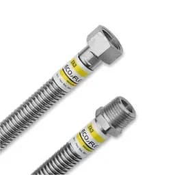Шланг для газа Eco-Flex Стандарт из нержавеющей стали d 12 1/2х3/4" В 80 см 30412