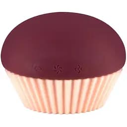 Вакуумный стимулятор клитора с вибрацией Lola Games (бордовый)