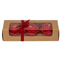 Набір свічок троянда Red colored candle GRAJMY RAZEM 74-3308 102784 - мініатюра 3