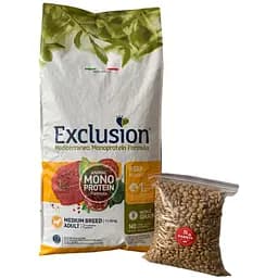 Корм Exclusion Adult Beef Medium Breed для дорослих собак середніх порід з яловичиною 1кг (на вагу)