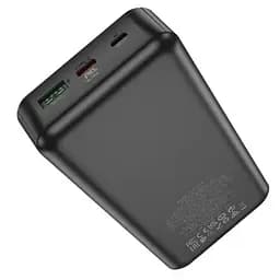 Портативний акумулятор 20000 mAh Hoco J102A універсальна батарея з дисплеєм чорна 18+20 ват - мініатюра 3