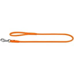 Повідець для собак Waudog Glamour, шкіряний, круглий, 122х1,3 см, помаранчевий - мініатюра 2