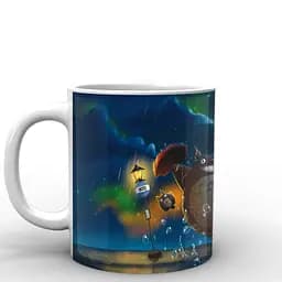 Кухоль GeekLand Мій сусід Тоторо My Neighbor Totoro Прогулянка під дощем NT.02.020 330 мл білий