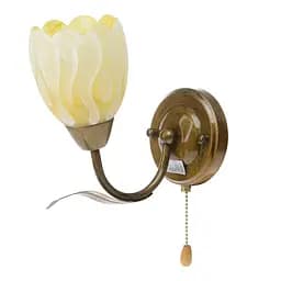 Бра Brille LK-201W/1 E14 настінне накладне з вимикачем флористика