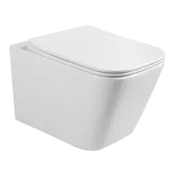Унитаз подвесной Volle Libra S Rimles 13-41-160S с сидением Soft Close Slim, Белый