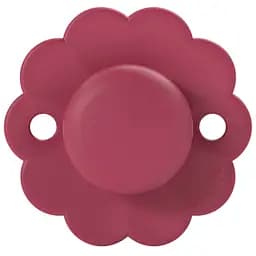 Пустышка Suavinex Wonder физиологическая силиконовая 6-18 месяцев бордовая