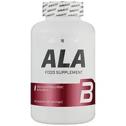 Вітаміни та мінерали BiotechUSA Alpha Lipoic Acid (ALA) 250 мг 50 капсул