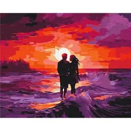 Картина по номерам Brushme Пурпурное мероприятие 40x50 см