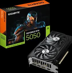 Відеокарта GeForce RTX 5050 8GB Gigabyte WindForce OC V2 (GV-N5050WF2OCV2-8GD)