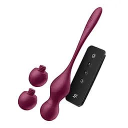 Вагинальные шарики Satisfyer Love Birds Vary, 22.2 бордовый