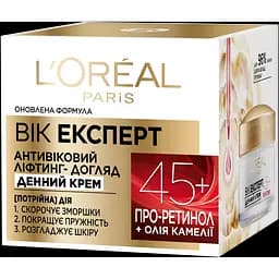 Денний крем для обличчя L'Oreal Paris Вік експерт 45+ Ліфтинг-догляд проти зморщок, 50 мл (A7821300) - мініатюра 2