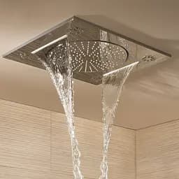Верхній душ із 3 режимами Grohe Rainshower F-Series 15" 27939001, Хром - мініатюра 8