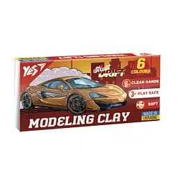 Пластилин Yes Drift King, 6 цветов, 120 г