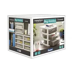Модульний комод  Hobby Box 4, 17x25x27h висувні ящики, білий - мініатюра 2