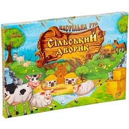 Настільна Гра-бродилка Сільський дворик Strateg 30503 укр
