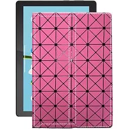 Чехол StatusCASE из экокожи для планшета Lenovo Tab M10 GHD X605FC Розовый ромб