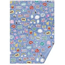 Папір з малюнком "Patches", 50*70см, 300г/м2, Heyda