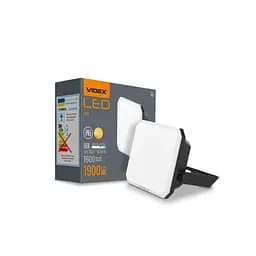 LED прожектор Videx F3 20W 5000K 220V Black (VLE-F3-0205B) - мініатюра 2