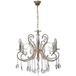 Люстра свеча Brille подвесная хрустальная E14 60W (BCL-660S/6)