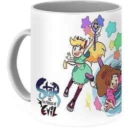 Кружка Geekland Star vs. The Forces of Evil and Gravity Falls Стар против сил зла SFE.02.03 330 мл белая