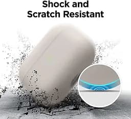 Чохол Ultrathin Silicone Case для AirPods Pro Stone White [52480] - мініатюра 3