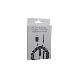 Кабель двойной AUX JBC037 iP 3.5 мм + Lighthing & Audio