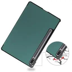Чохол до планшета BeCover Smart Case Samsung Tab S9 Plus (SM-X810/SM-X816)/S9 FE Plus (SM-X610/SM-X616) 12.4" Dark Green (710323) - мініатюра 5