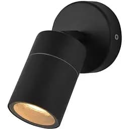 Регульований зовнішній настінний світильник Kenn чорний 2 шт.