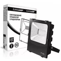 Прожектор Eurolamp LED з радіатором чорний (LED-FLR-SMD-300) - мініатюра 2