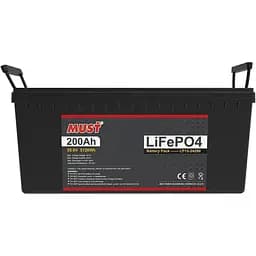 Акумулятор Must LiFePO4 24V (25.6V/200Ah/5120Wh) (LP15-24200) [123425] - мініатюра 3