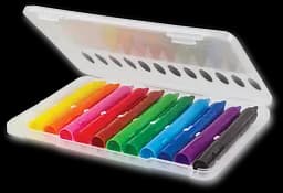 Грим для обличчя Colorino в пластиковій упаковці 12 кольорів (32650PTR) - мініатюра 2