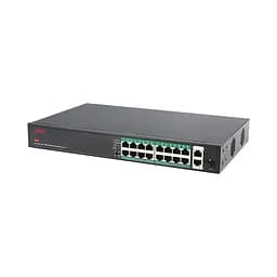 PoE-комутатор некерований 19-портовий ONV ONV-H1016PFD з 16 портами PoE (73-00066) - мініатюра 1